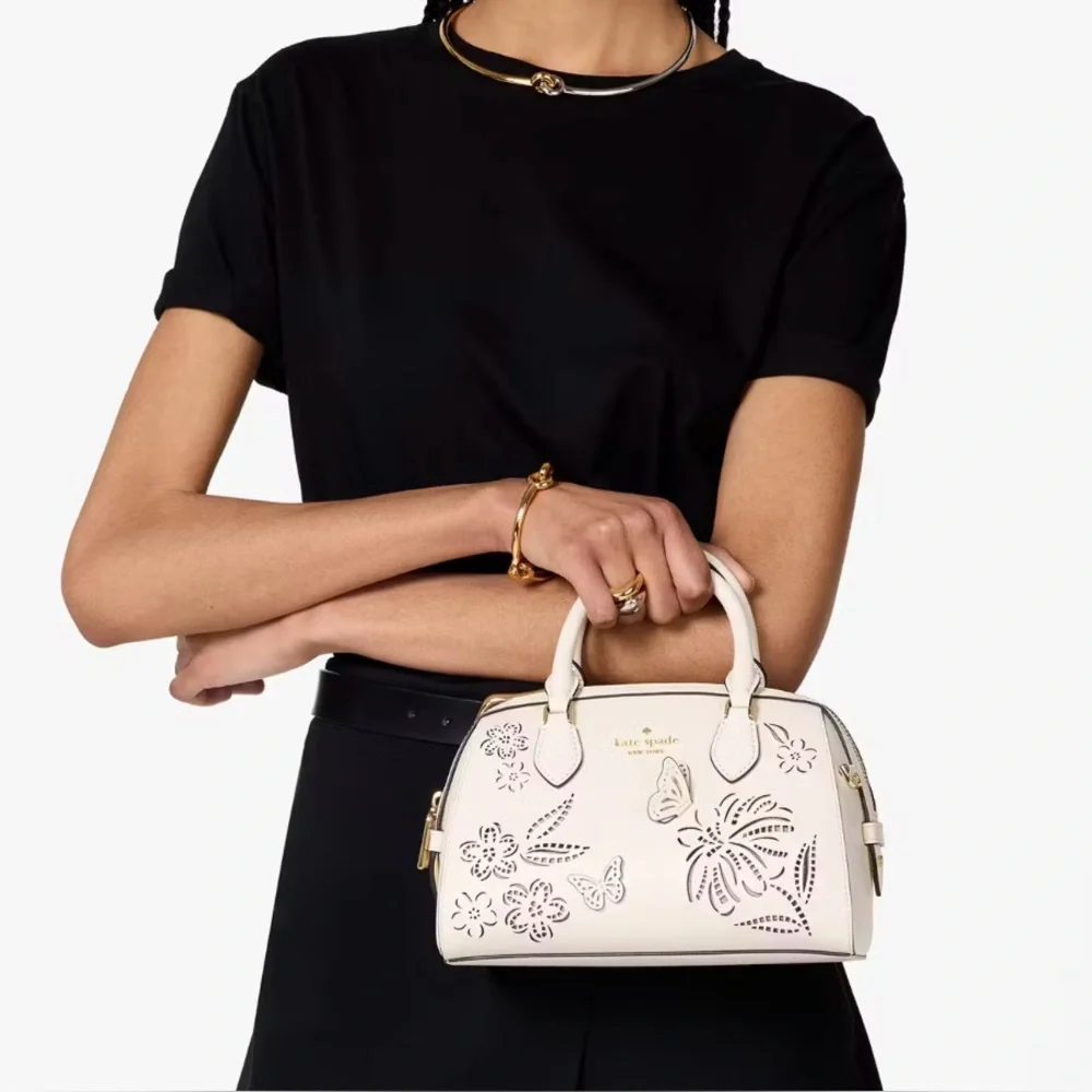 Kate Spade Madison Perforated Small Dolly Duffel crossbody handbag KL035 - Picture 10 of 15